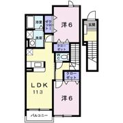 ジュネスⅠの間取り画像