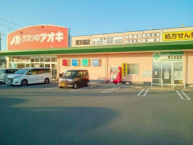 近くのドラッグストアまで1,100m（徒歩14分）
