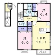 シエルⅠの間取り画像