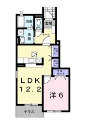 メゾンフォルテⅡの間取り画像