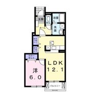 アルカンシエルB棟の間取り画像