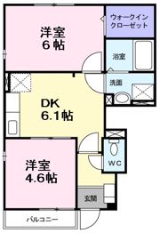 ベル シャトーⅠの間取り画像