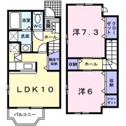 めぞん ミニヨンの間取り画像
