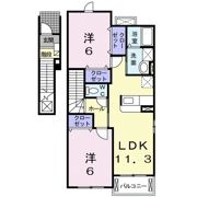 植松グランコート Aの間取り画像