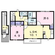 アベニュー諏訪の間取り画像