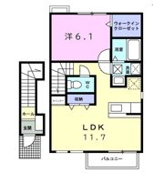 ジュネス Tの間取り画像