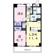 ベルアビタシオンの間取り画像
