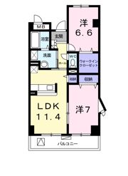 ベルアビタシオンの間取り画像