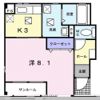 カーサセレッソ弐番館の間取り画像