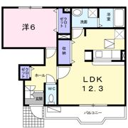 フランドゥーボナールの間取り画像