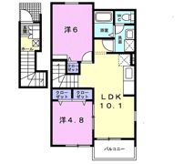 ハナミズキBの間取り画像
