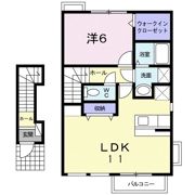 メゾネット アイBの間取り画像