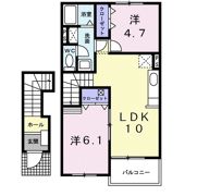 ファミーユ M Aの間取り画像