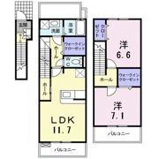 アルカディアⅡの間取り画像