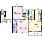 カリーノフィオーレCの間取り画像