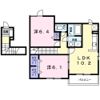 カリーノフィオーレCの間取り画像