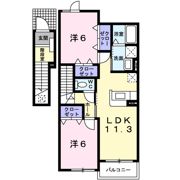 パルテールⅡの間取り画像