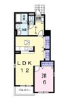 ヴィラサンタフェBの間取り画像
