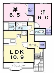 ファインエアリーB棟の間取り画像