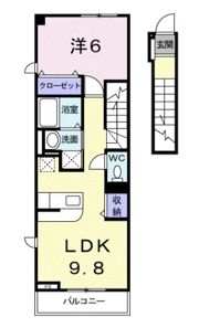 アジュール和泉中央Ⅱの間取り画像