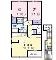 バンフォーレMKの間取り画像