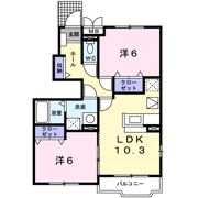 プルメリアBの間取り画像