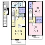 ディライト一番町の間取り画像