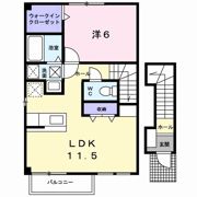グレンツェントAの間取り画像