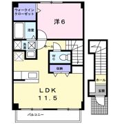 グレンツェントBの間取り画像