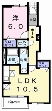 プラシードⅡの間取り画像