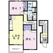 PineTreeBの間取り画像