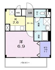 フォーリスト ヴィレッジ壱番館の間取り画像