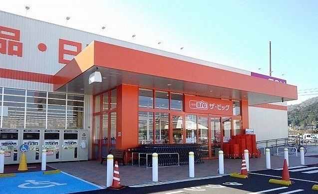 近くのザ・ビッグ津山平福店様まで750m（徒歩10分）