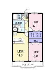 ゴールドグレイスⅠの間取り画像