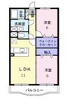 ゴールドグレイスⅠの間取り画像