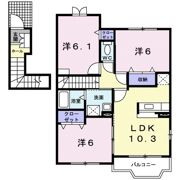 エフルゲンスAの間取り画像