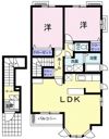 クラール安東Aの間取り画像