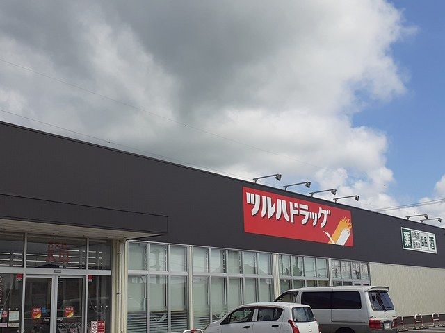 近くのツルハドラッグ八郎潟店まで313m（徒歩4分）