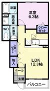 パルテール ヒルズの間取り画像