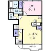 ヴィラ シャングリ・ラBの間取り画像