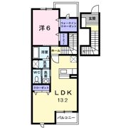 クラージュ A棟の間取り画像