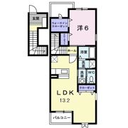 クラージュ A棟の間取り画像