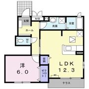 プロムナード2番館の間取り画像