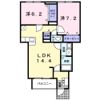 パ－クサイドメゾンAの間取り画像