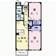ルネサンス サルタBの間取り画像