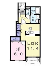 グリーンスクエアCの間取り画像