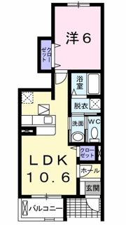 リヴィエール西河原の間取り画像