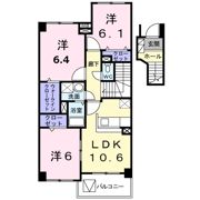レガリア あかね台Ⅰの間取り画像