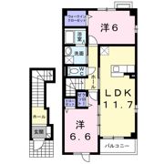 ハーモニー Ⅵの間取り画像