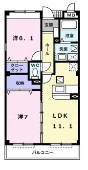 セレノ・パラッツォの間取り画像